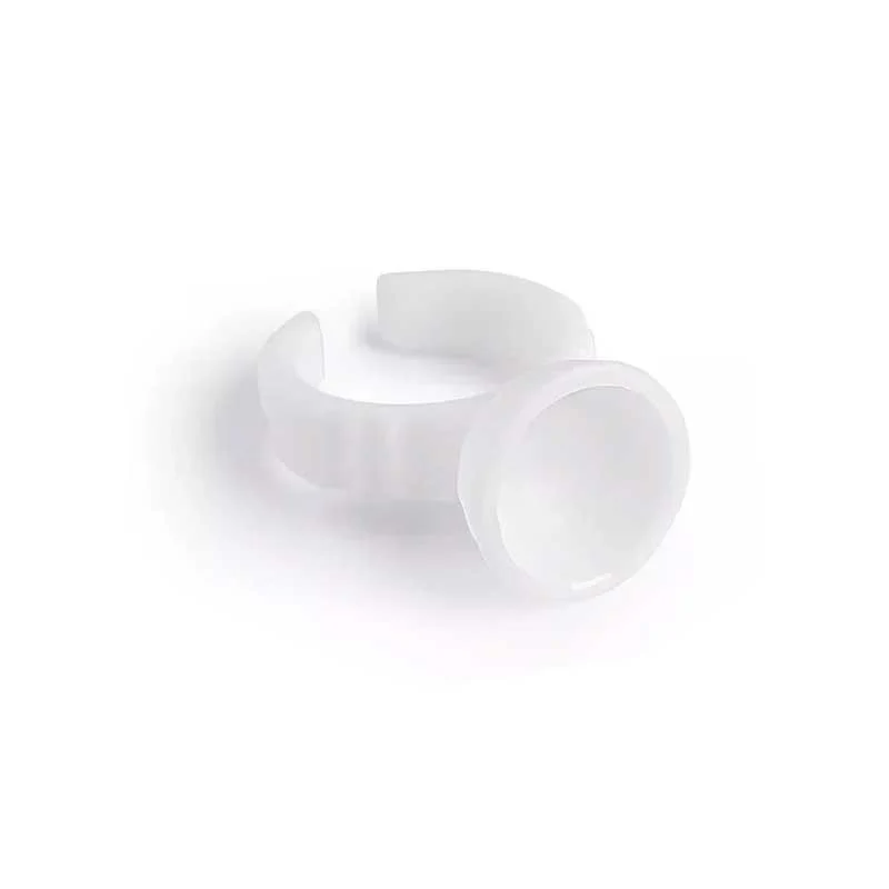 White Plastic PMU Ink Cup Rings - Image 3